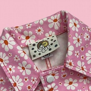 BIG BUD PRESS LAZY DAISY PINK JUMPSUIT SZ: XS